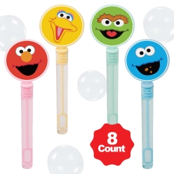 Sesame Street Bubbles w/Wands - 8 PACK